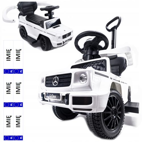  NELIK RIDE-ON PUSH MERCEDES G 3u1 AUTO CAR Bijeli