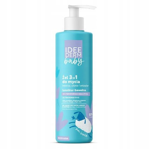  IDEE DERM Baby Gel 3u1 za pranje lica, tijela i kose 400 ml