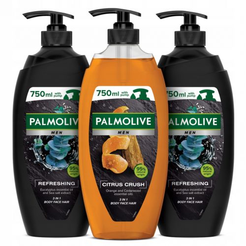  PALMOLIVE MEN muški gel za tuširanje 3x750 ml