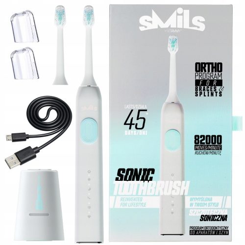  SMILS by VITAMMY Sonic Toothbrush električna četkica za zube 5901793643793