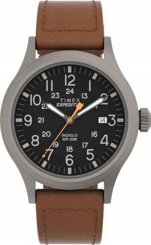  Timex Expedition Scout muški sat, INDIGLO pozadinsko osvjetljenje, WR50 kožni remen