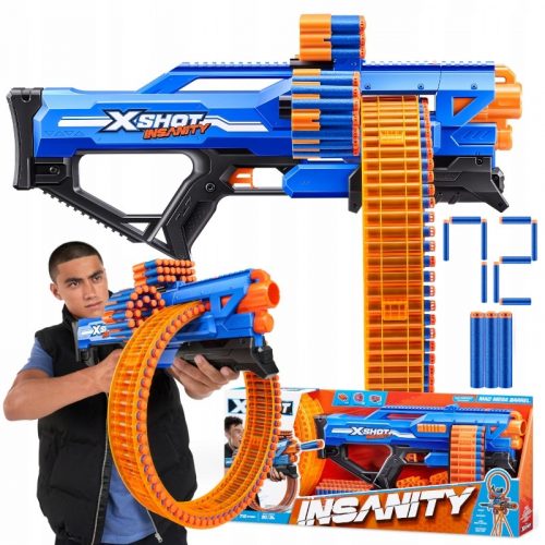  X-Shot Insanity Mad Mega Barrel 36609 + Nerf Stinger SD-1 E6972