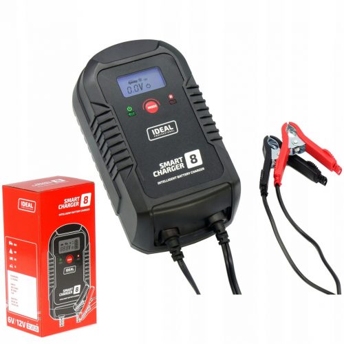  Automatski ispravljač SMART CHARGER 8 LCD 6V i 12V IDEAL 8A