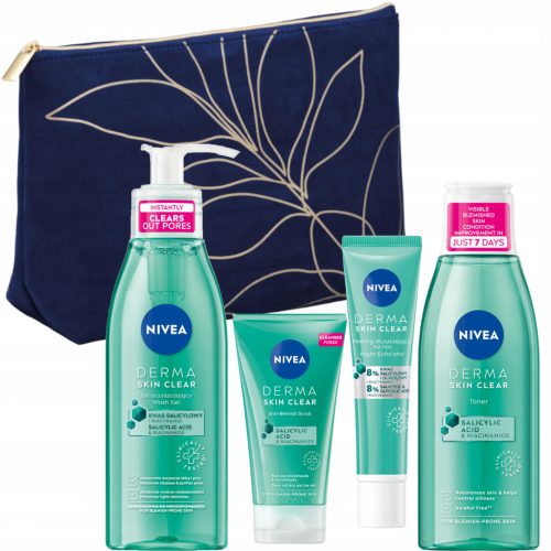  NIVEA Derma Clear set za čišćenje lica + kozmetičke blazinice