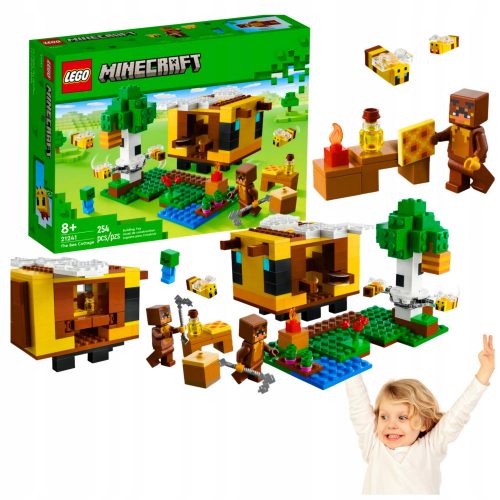  LEGO City 212434 BEE HIVE MINERACRAFT KUĆA U OBLIKU HEEHE LEGO DJEČJI SET KOCADA 254 EL