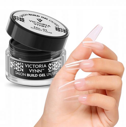  VICTORIA VYNN BUILD GEL SAMOIZravnavajući GEL ZA UGRADNJU 01 TOTALLY CLEAR 15 ml