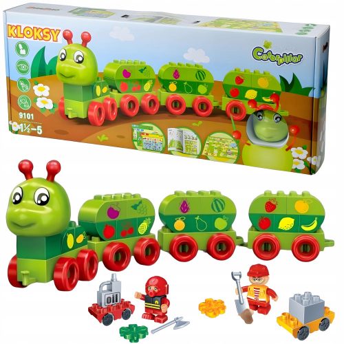  Montessori puzzle Klksy 9101 zelena