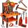  VELIKI SET Radionica za djecu Toy Tools Stol s alatima