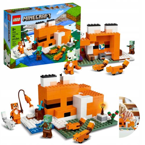  LEGO Minecraft 21175352 LEGO MINECRAFT LISICA HABITAT KUĆA KUĆA