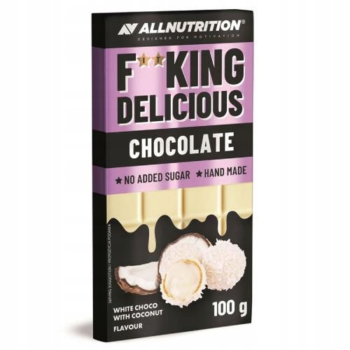  ALLNUTRITION Fitking Delicious proteinska čokolada 100 g bijela čokolada - kokos