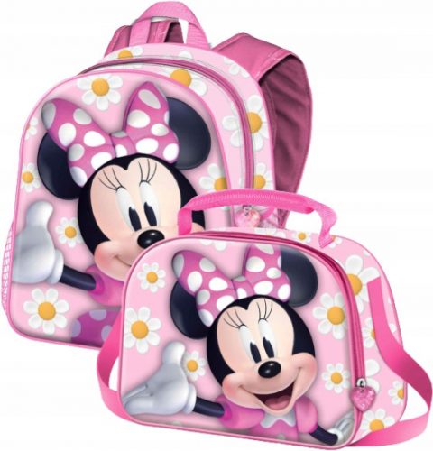  MINNIE MOUSE DJEČJI RUKSAK 3D PREMIUM DISNEY + MINNIE MOUSE TORBICA 3D PREMIUM DISNEY TORBA