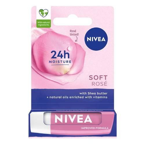  Nivea Soft Rose Caring ruž za usne 5,5 ml