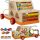  Sorter Auto Wooden Blocks Auto 7u1 Edukativni Montessori za djecu