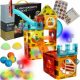  Kruzzel Magnetic Blocks Magnetic Blocks Construction Educational Puzzle Set 75 kom.