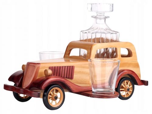 CARAFE SET ČAŠE BAR RETRO AUTO POKLON POKL