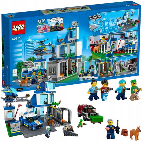  LEGO City 60316 Policijska postaja + Upute LEGO City 60316 upute