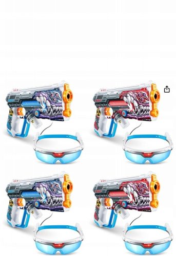  ZURU X-SHOT LASER 360° BLASTER SET OD 4 PIŠTOLJA 36656