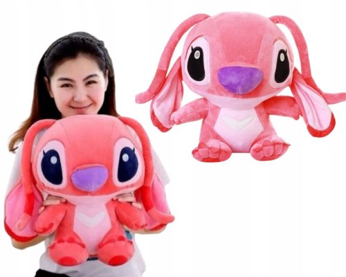  LILO I STICH MASKOTA CUDDLE PLIŠANA IGRAČKA roza MEDO 40 cm POKLON