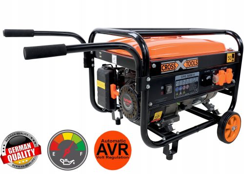  Prijenosni monofazni agregat Cross Tools 2600 W benzin