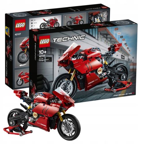  LEGO Technic BARKOS_PL LEGO TECHNIC DUCATI PANIGALE V4 MODEL MOTOCIKLA 223426 + LEGO Technic KARTICA PROIZVODA 6345333