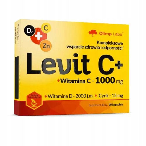  OLIMP LEVIT C+ 30 kaps VITAMIN C+D3 CINK IMUNITET