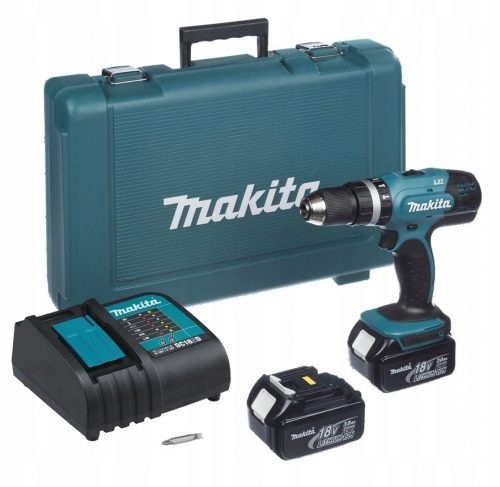  Makita odvijač, baterijski 18 V DHP453RFE