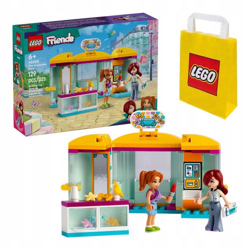  LEGO Friends 42608 Trgovina modnih dodataka + LEGO papirnata vrećica 6315786 žuta 24x8x18 cm