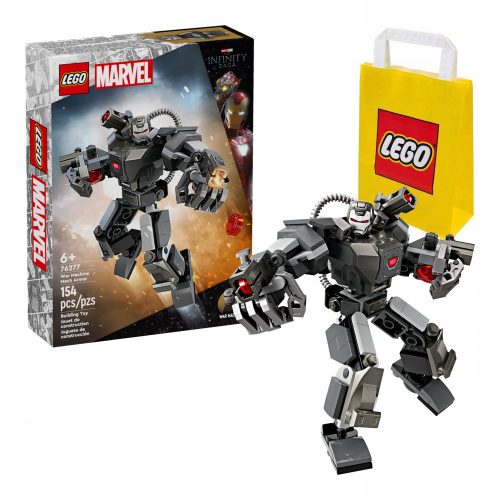  LEGO Super Heroes 76277 War Machine Mech Armor + LEGO 6315786 VP PAPIRNATA VREĆICA MALA S 24X18X8