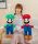  SET 2x MEGA VELIKI SUPER MARIO LUIGI CUDDLE TEDDY BEAR TEDDY BEAR 60cm