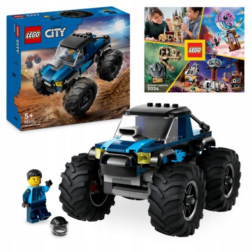  LEGO City 60402 Blue Monster Truck + LEGO KATALOG 2024 NOVO