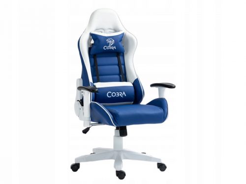  COBRA Rebel CR204 gaming stolica Plava i bijela