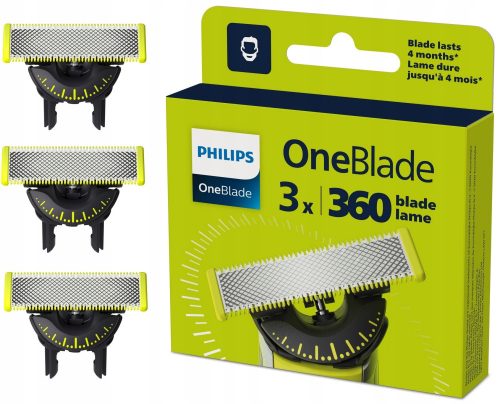  Zamjenski brijač s oštricama QP430/50 Philips One Blade 360 Set od 3 komada