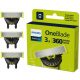  Zamjenski brijač s oštricama QP430/50 Philips One Blade 360 Set od 3 komada