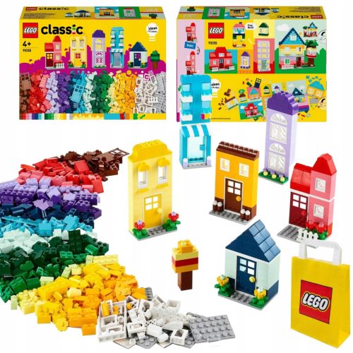  Kreativne kuće LEGO Classic 11035 višebojna + VP papirna vrećica LEGO 6315794 velika