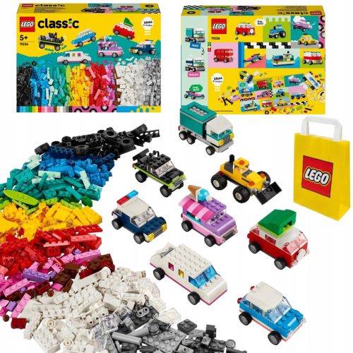  LEGO Classic 11036 Kreativna vozila + VP papirnata vrećica LEGO 6315794 velika