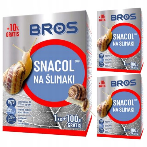 Sredstvo za zaštitu bilja - Bros Snacol tjerač puževa 1,1 kg