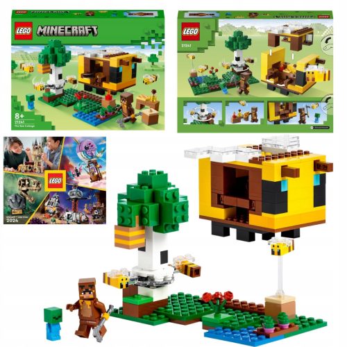  LEGO Minecraft 21241 Košnica pčela + LEGO KATALOG 2024 NOVO