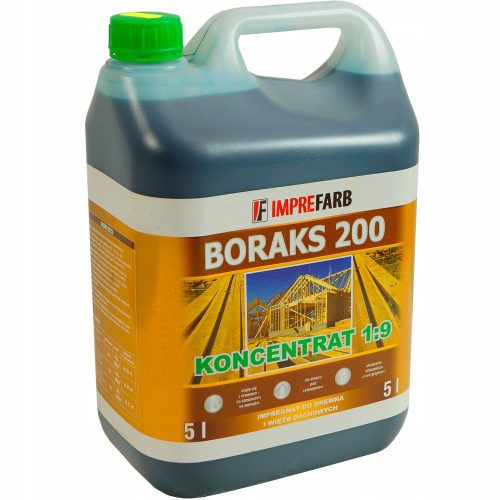  Boja za konstrukcijsko drvo Borax 200 Green 5L