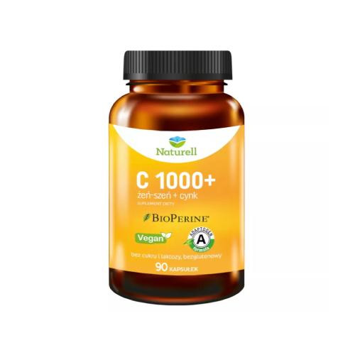  Naturell C 1000+ vitamin C ginseng + cink imunitet 90 kapsula.