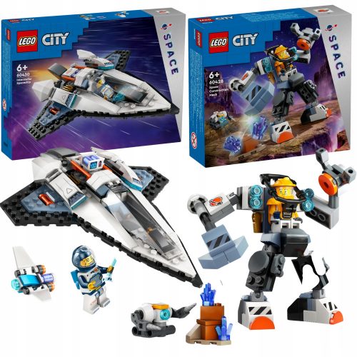  LEGO City 60430 Međuzvjezdani svemirski brod + LEGO City 60428 Space Mech