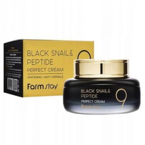  Farmstay Black Snail & Peptide9 dnevna i noćna krema za lice protiv starenja 55 ml