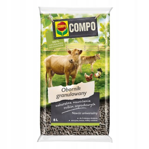  Organsko, prirodno gnojivo Compo granule 5,2 kg 8 l