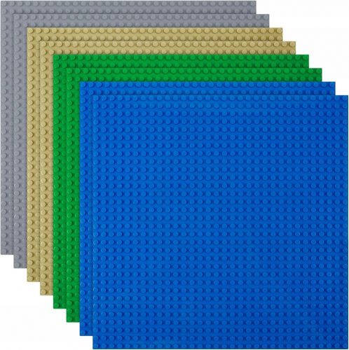  Konstrukcijska ploča za lego 32x32 set od 8 kom sivo plavo zeleno bež