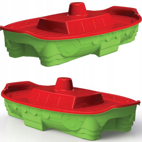 Doloni Sandbox Ship Pool Boat with Cover Green 03355/3