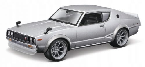  MAISTO NISSAN SKYLINE 2000GT-R KPGC110 SREBRNA 1:24 SASTAVLJIV NOVI MODEL