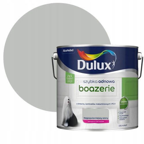  Dulux akrilna boja za namještaj 2,5 l Najpopularnija satensko siva