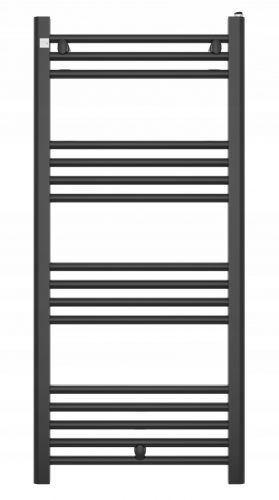 Granitanski vodeni kupaonski radijator 461 W 500 x 1100 mm crni