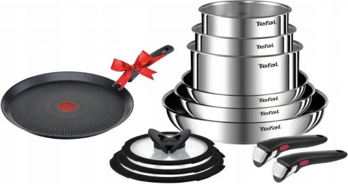  Set posuda Tefal INGENIO EMOTION START&COOK, nehrđajući čelik, 11 kom.