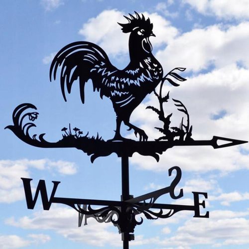  Rooster Weathervane Vjetrokaz od nehrđajućeg čelika