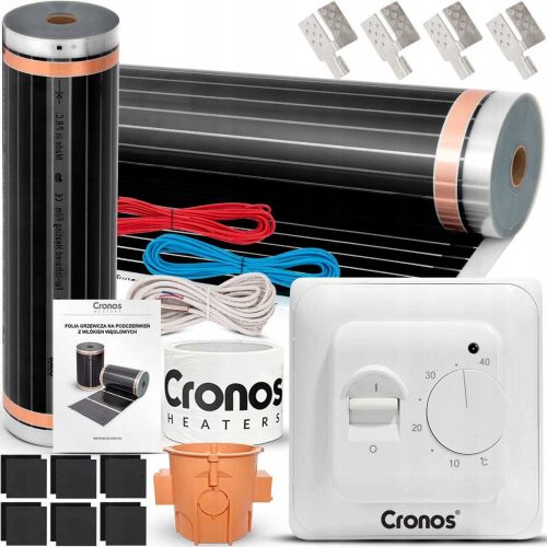 CRONOS INFRACRVENA GRIJAĆA FOLIJA IR MAT SA TERMOSTATOM 140W/m2 2m2